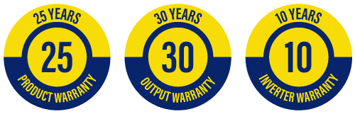 Warranty - 25 Years, 30 Years, 10 Years