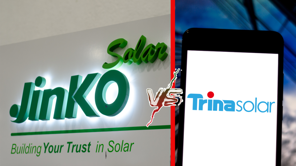 Jinko vs Trina Solar Panels Comparison 2023
